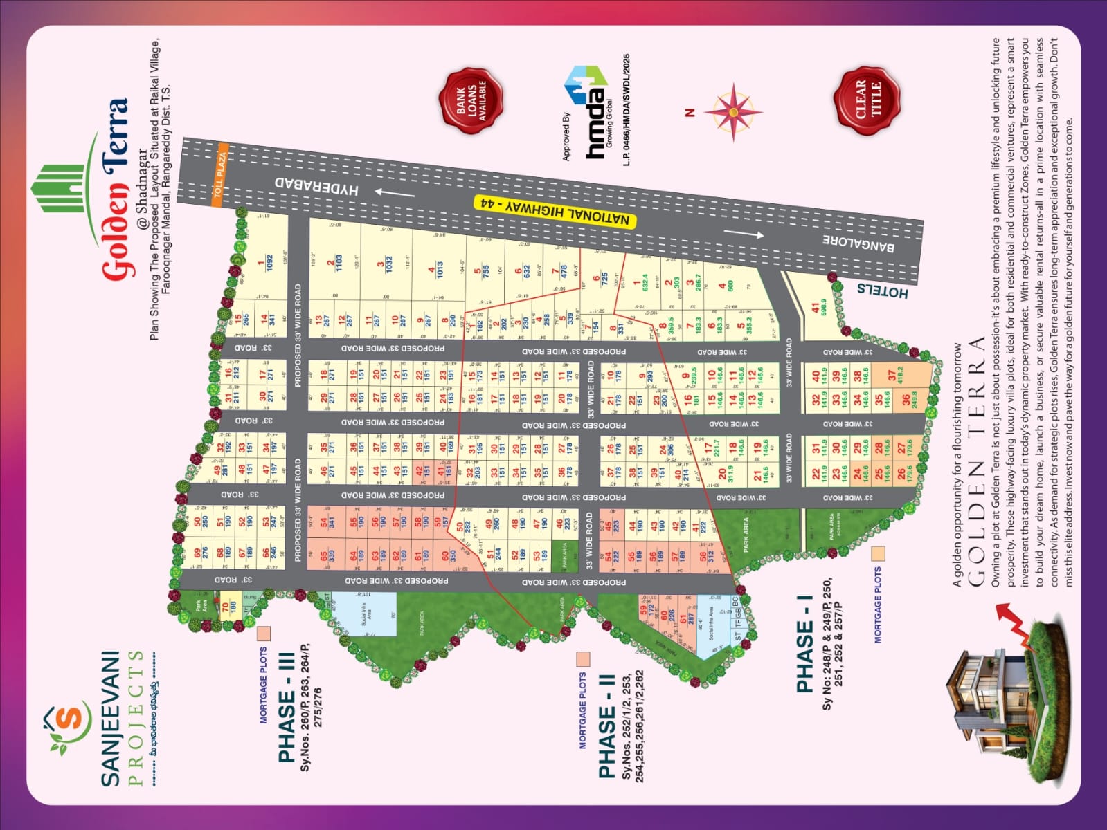 Golden Terra Master Plan Layout